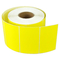 สติกเกอร์กาวม้วนกระดาษบาร์โค้ดความร้อนสีเหลืองแบบกำหนดเอง 58mm